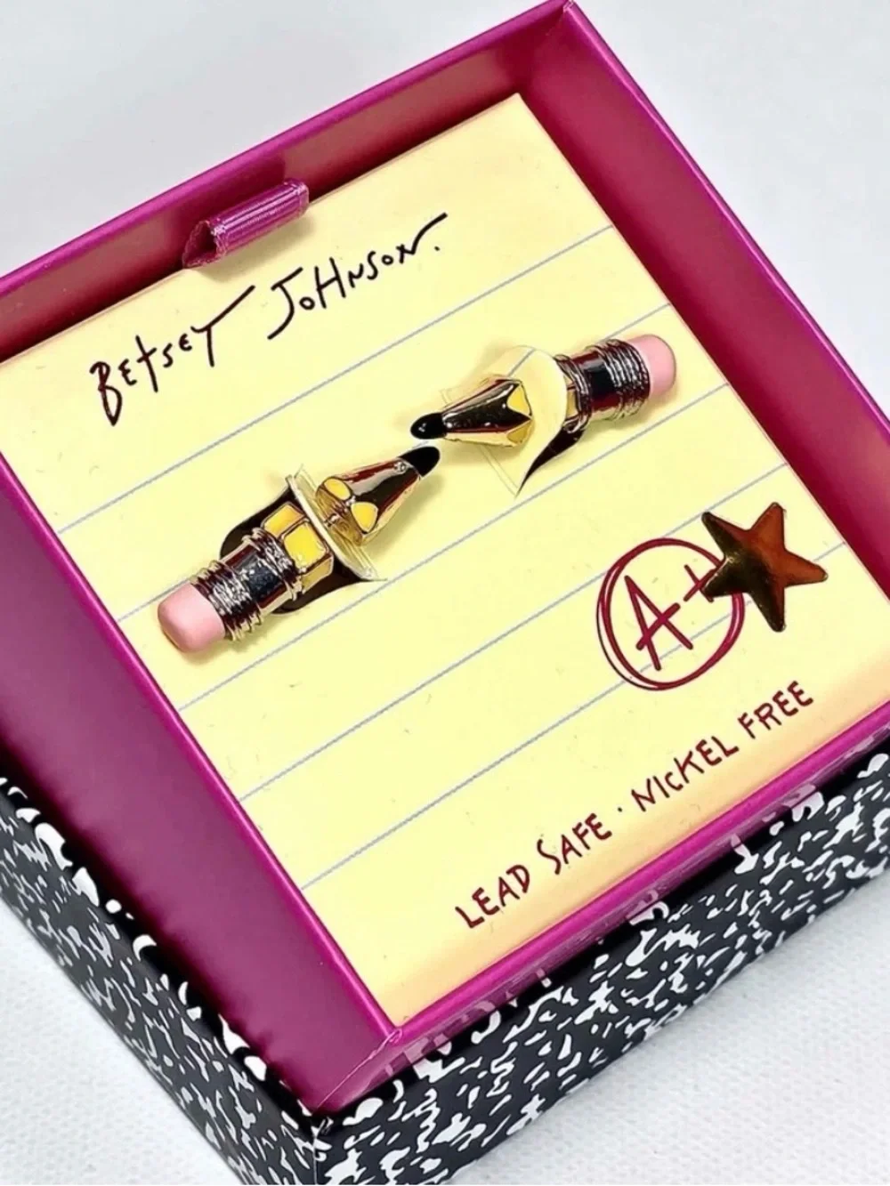 Betsey Johnson eraser sensitive